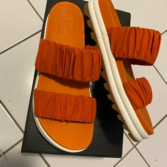 FINAL SALE ‼️SORAL ROAMING TWO STRAP SLIDE SANDALS NWB IN DESERT SUN - Picture 3 of 12